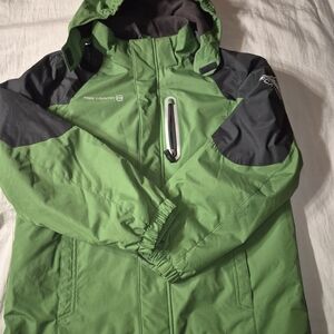 Free Country Green and Gray Jacket